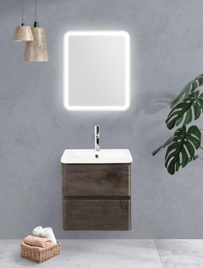 BelBagno тумба с раковиной ALBANO-CER-500-2C-SO-RNG 50х45х50