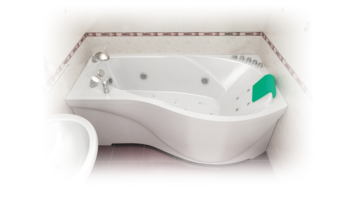 Triton Мишель 170*96 ванна акриловая асимметричная L