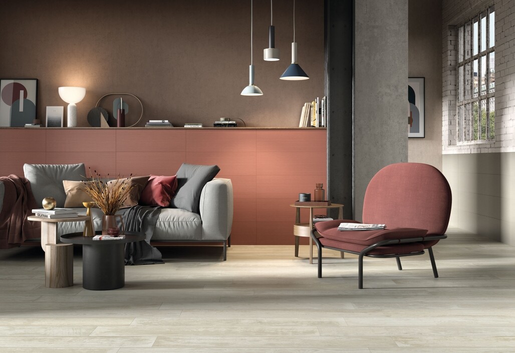 Italon Грув Милк керамогранит 9,5х60 610010001886