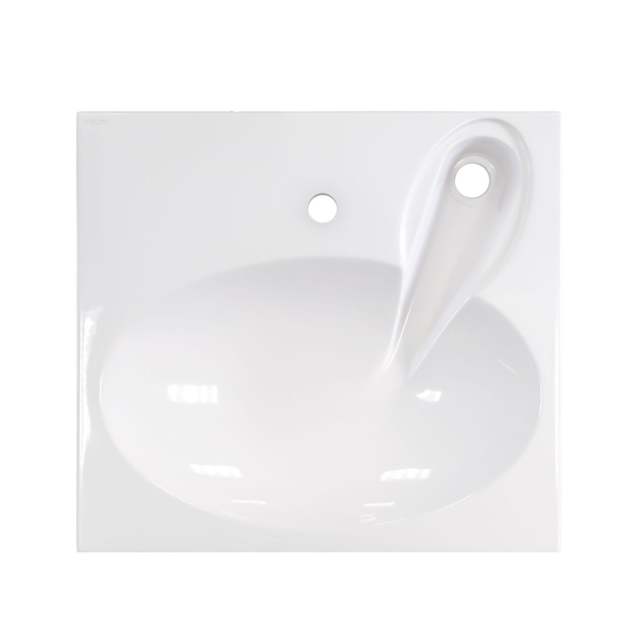 Mirsant Bella 60 раковина из литьевого мрамора над стиральной машиной УТ000101255