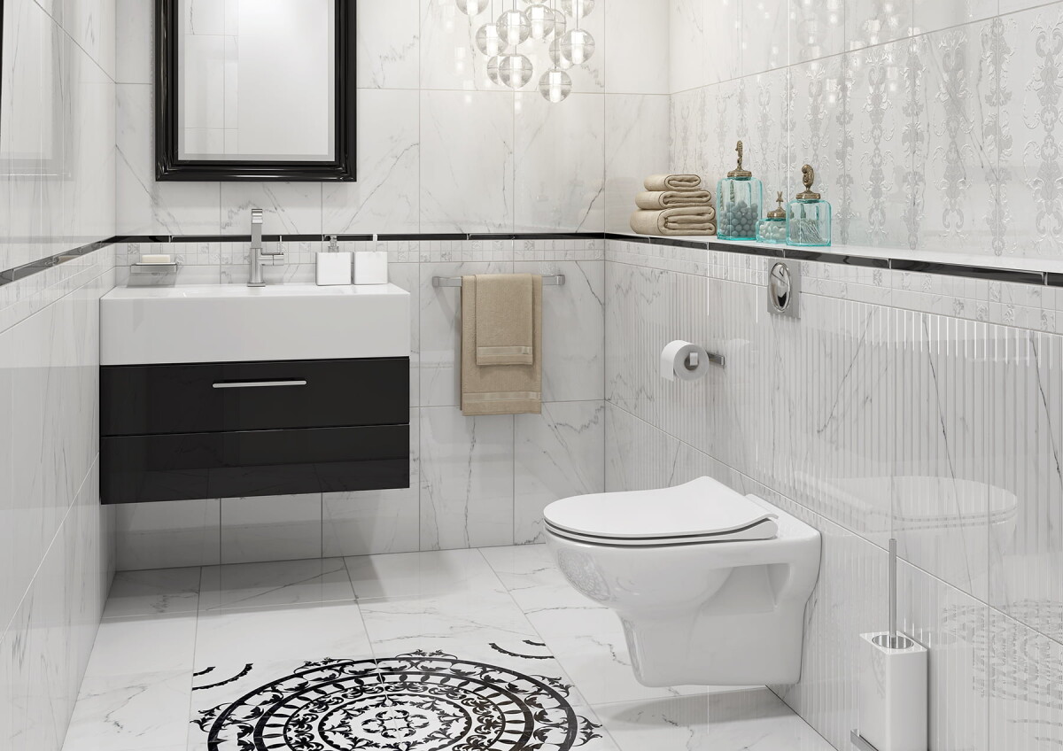 Cersanit Oriental керамогранит белый 42х42 OE4R052