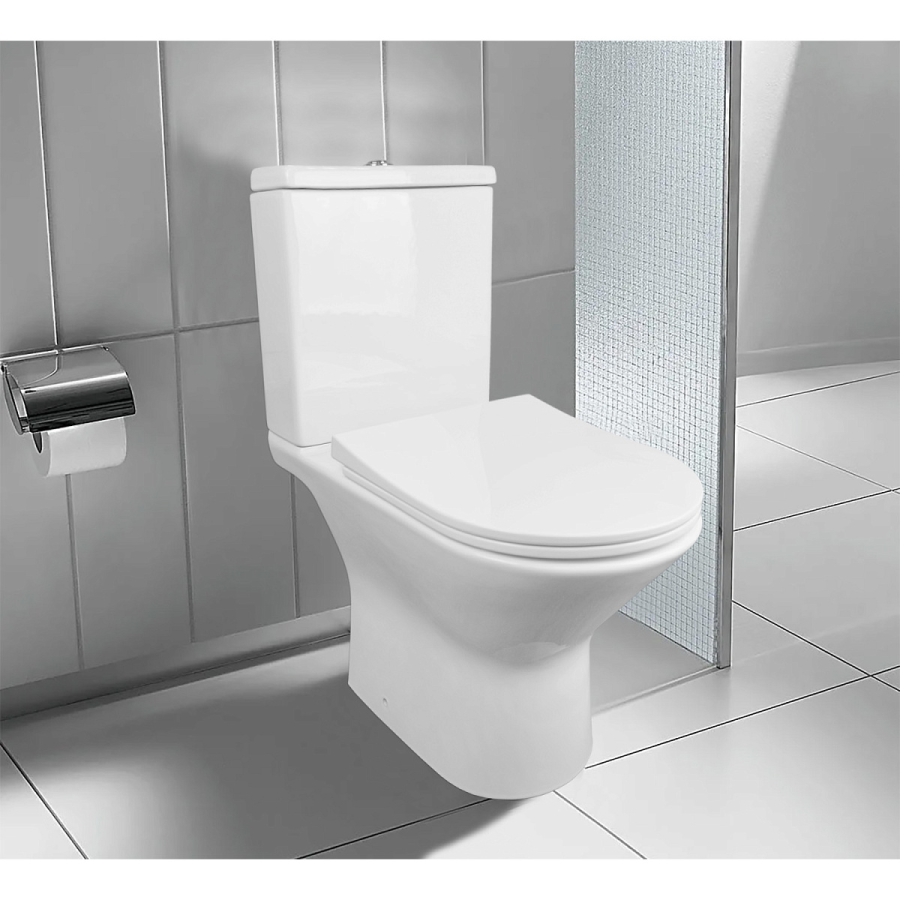 Azario Fretta унитаз напольный с сиденьем микролифт AZ-1223B