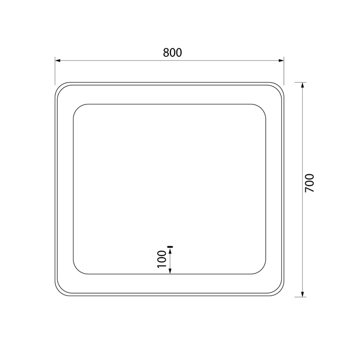 Iddis Esper зеркало с подсветкой 80 см ESP8000i98