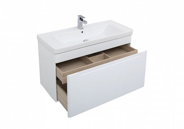 Aquanet София 105 тумба с умывальником 00212588 подвесная