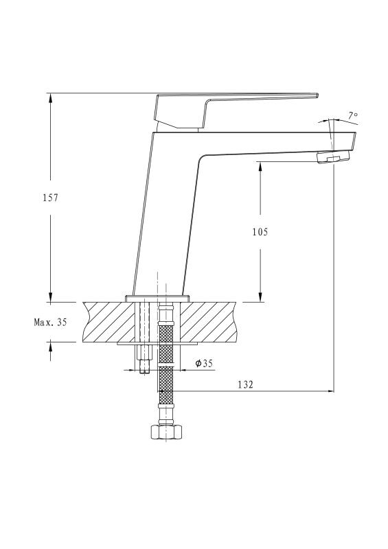 Haiba смеситель для раковины HB11191