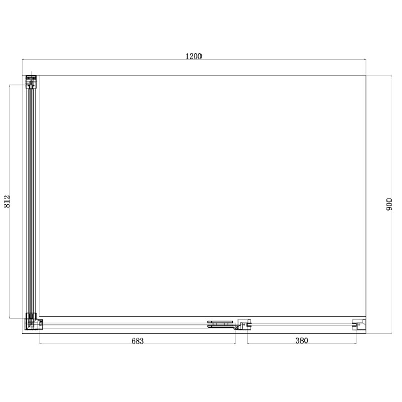Azario Ontario душевое ограждение 90х120х200 AZ-NBB1231-L 900 GOLD