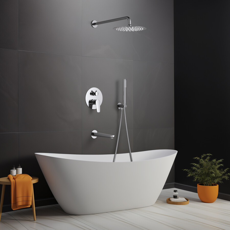 Aquatek Бетта Душевой комплект Set 4 в 1 AQ1173CR