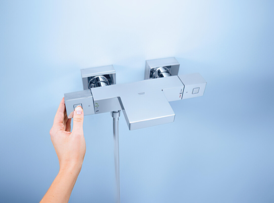 Grohe Grohtherm Cube 34497000 смеситель для ванны хром