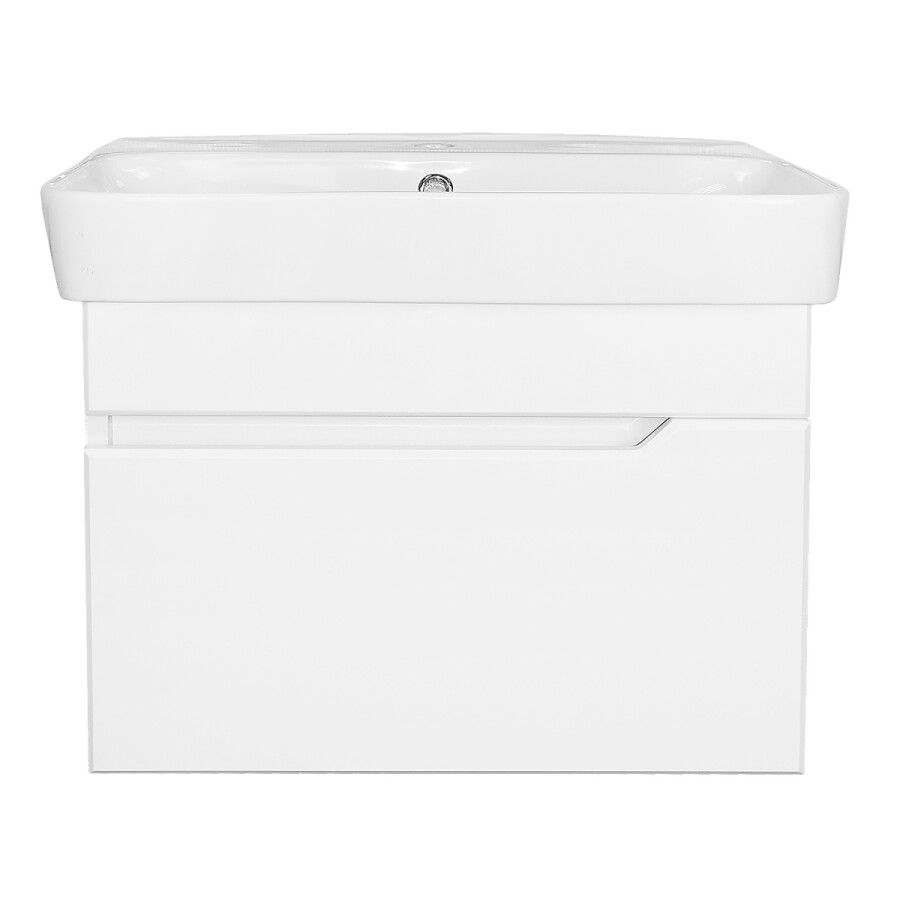 Комплект Тумба Loranto Mari 600х420х490 подвесная, с раковиной Сканди 60, белый CS00092983