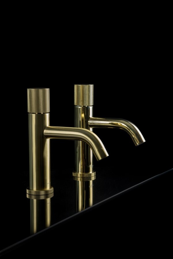 Смеситель для раковины Boheme Stick ручка Linea Gold 121-GG.3