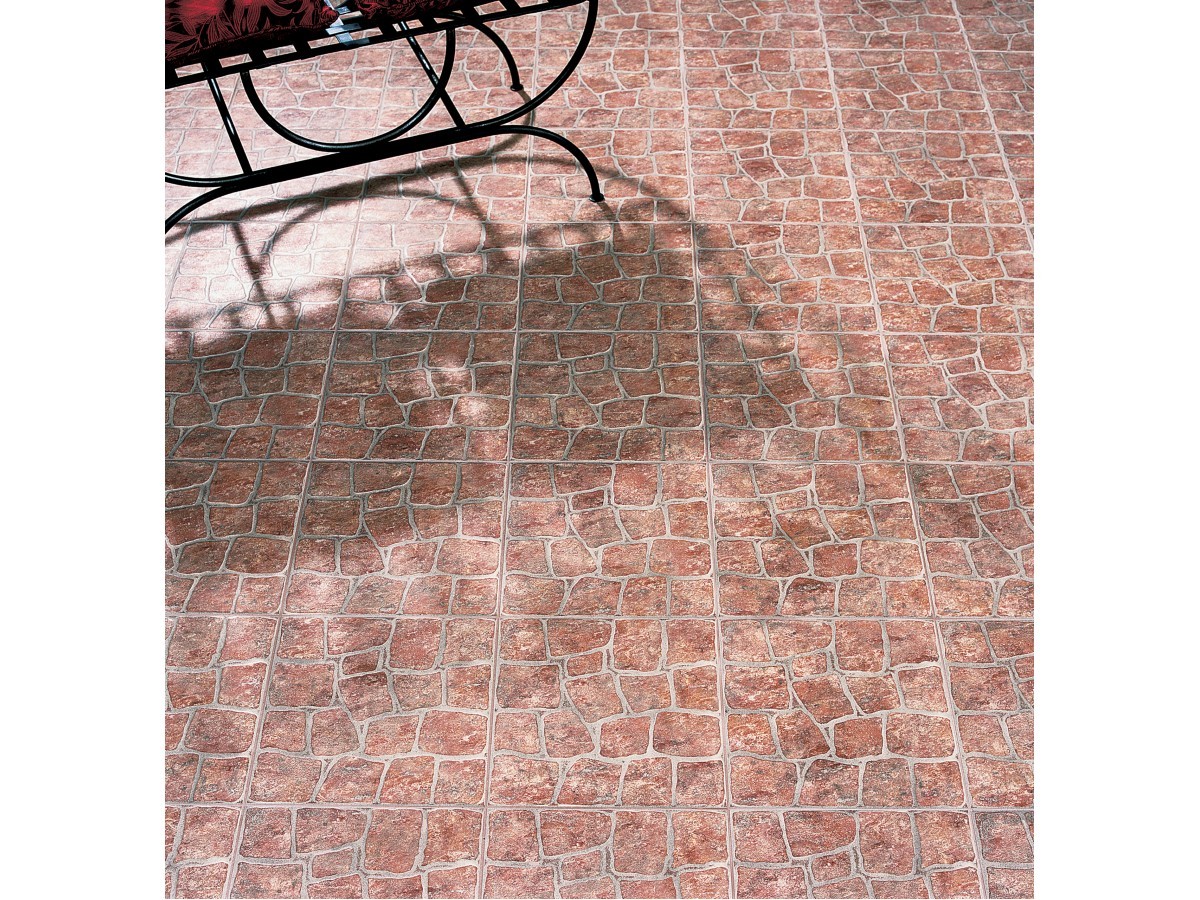 Cersanit Argo глазурованный керамогранит бордовый 33x33 см поверхность матовая