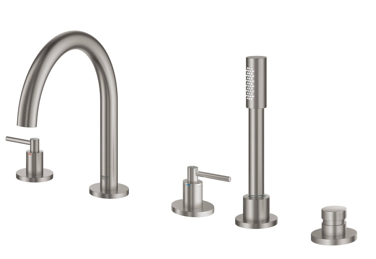 Grohe Atrio New 19922DC3 смеситель на борт ванны суперсталь