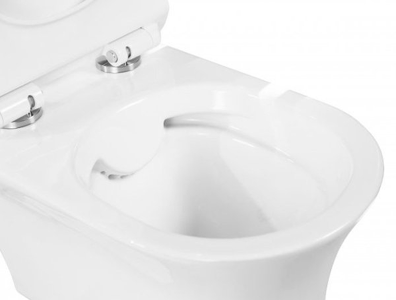 BelBagno Ancona унитаз подвесной безободковый BB1224CHR-SM