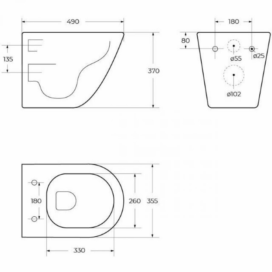 Унитаз подвесной BelBagno Sfera-r BB046CHR/SC
