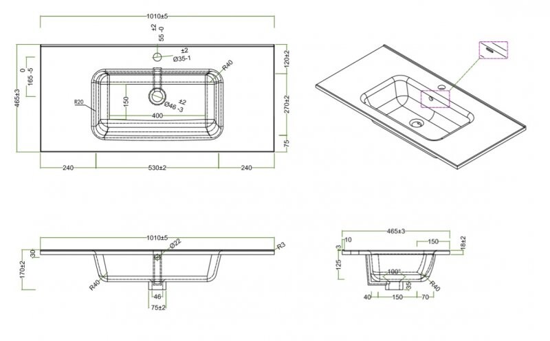 Раковина керамическая BelBagno BB1000ETL