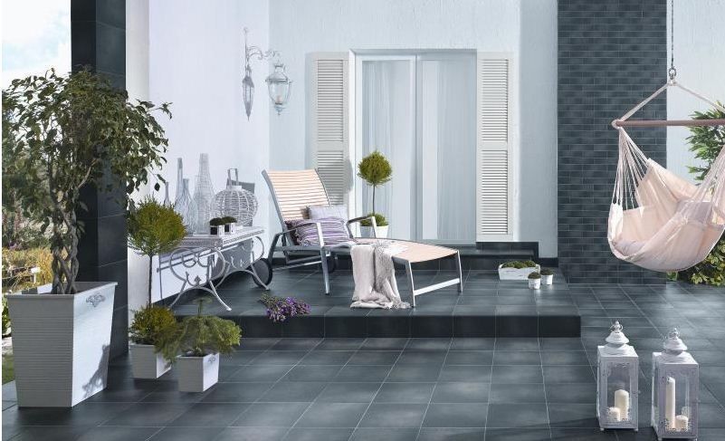 Клинкер Paradyz Semir Grafit 33х33 см ступень угловая с капиносом