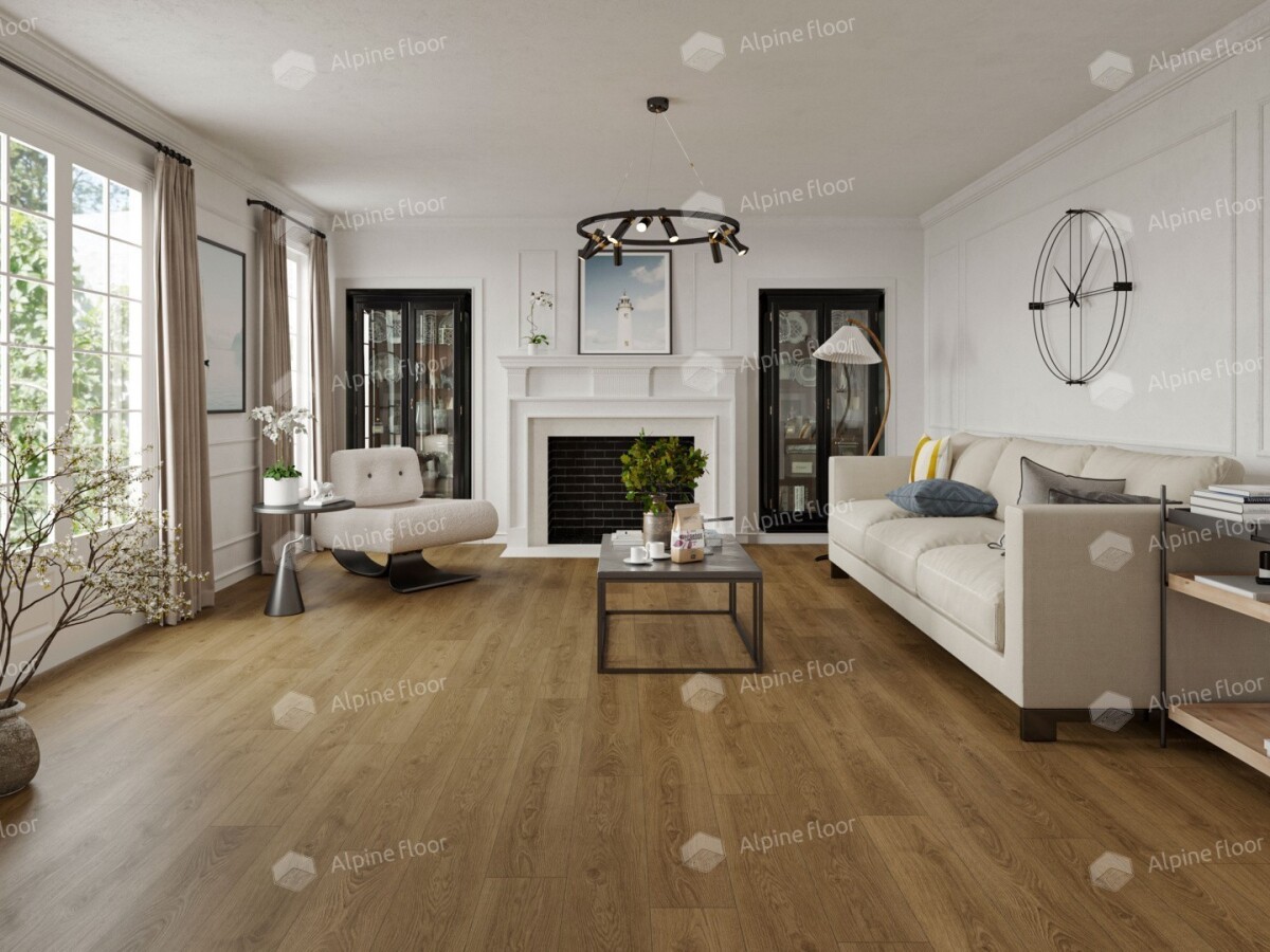 Alpine Floor Solo Plus SPC ламинат Аллегро ЕСО 14-101-R 1220 х 183 х 4.0 mm