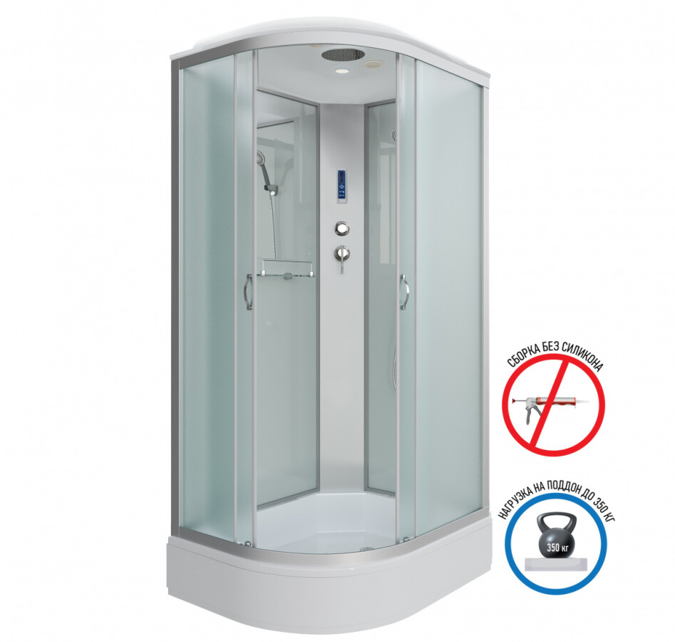 Niagara Classic NG 33984-14RP Душевая кабина 90x80 Правая Электронная панель 339844RP