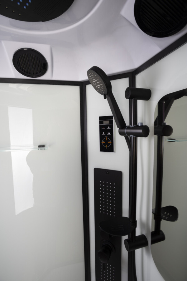 Niagara NG 6901-01GD Black Душевая кабина 90x90 пятиугольная 69010134GDBLACK