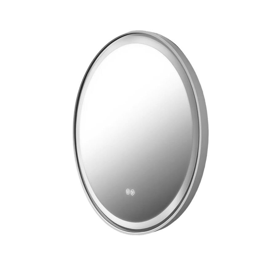 Зеркало с подсветкой в ванную Azario Брэд 600х600х30 цвет белый матовый АZ-LED012425