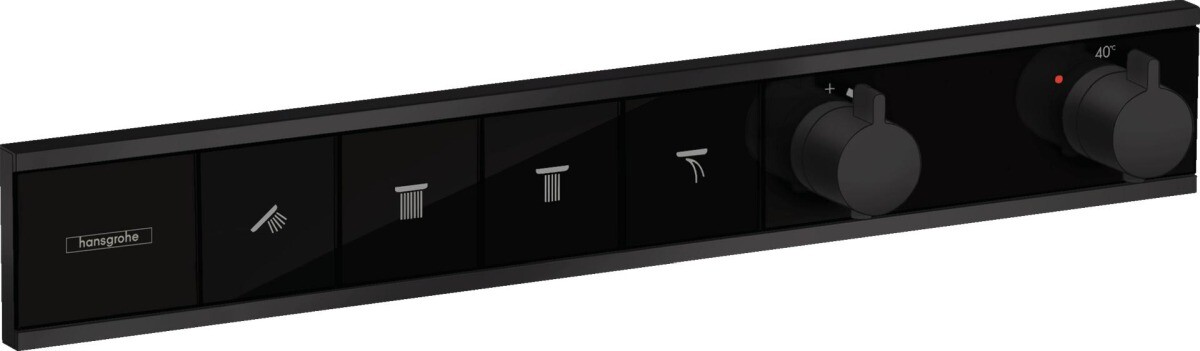 Hansgrohe 15382670S Set HG RainSelect термостатический смеситель для душа (15382670+15312180), матовый черный