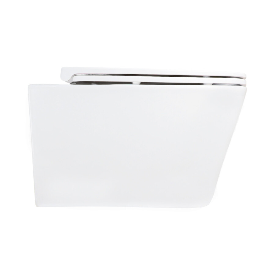 Унитаз подвесной Azario Pace 360х520х365 безободковый, система смыва "Скрытое Торнадо", с быстросъемным сиденьем "Микролифт" AZ-5172T-WHT