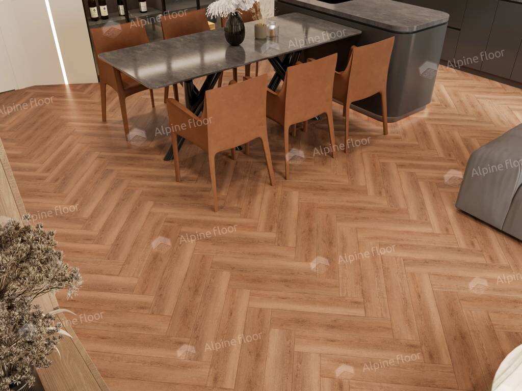Alpine Floor Parquet Light SPC ламинат Дуб Капелла ECO 13-31AB 600 х 125 х 4мм