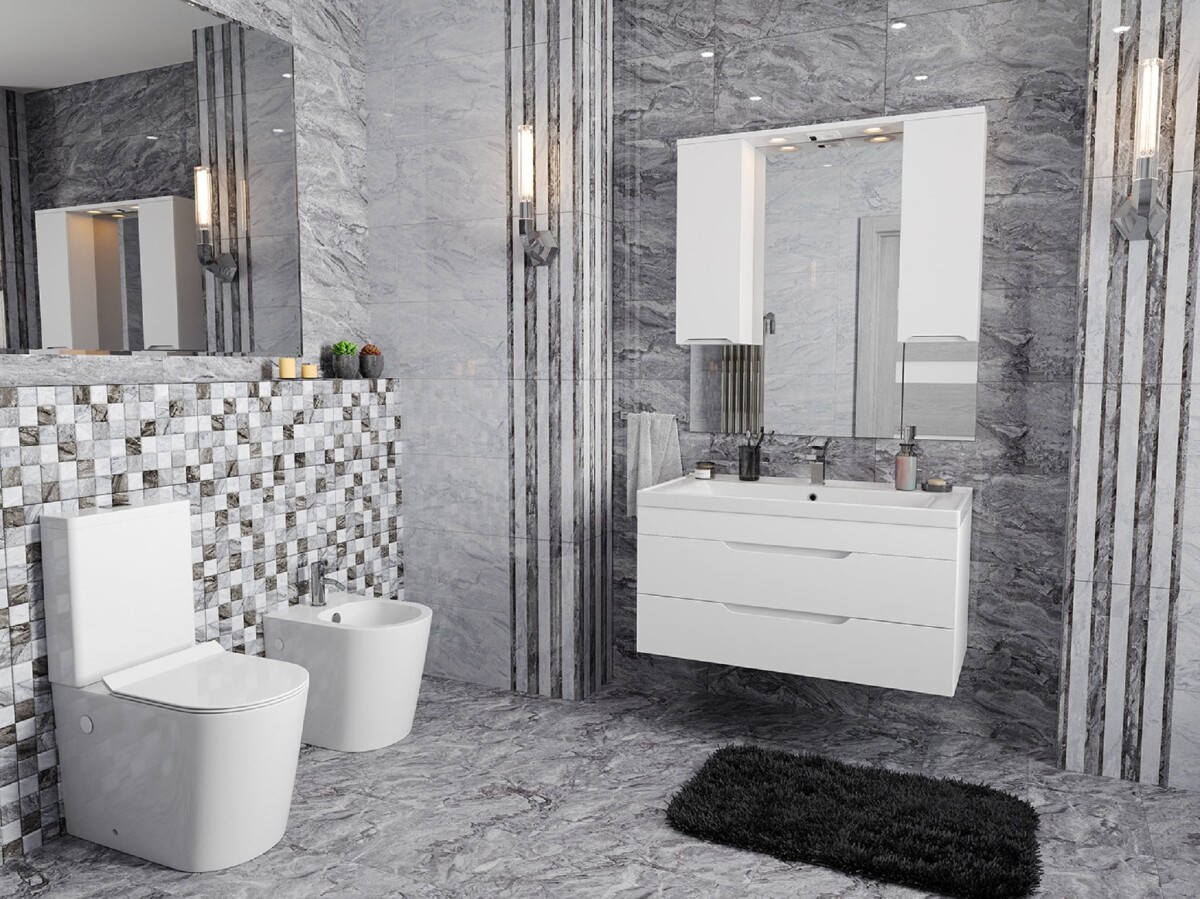 Керамическая плитка Cube Ceramica Prado Mosaic Gray 30*60 УТ000049803