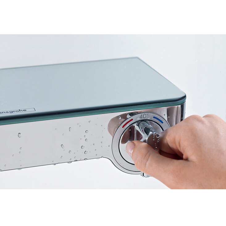 Hansgrohe Raindance Select E Showerpipe 300 2jet EcoSmart с термостатом ShowerTablet Select 300 хром 27283000