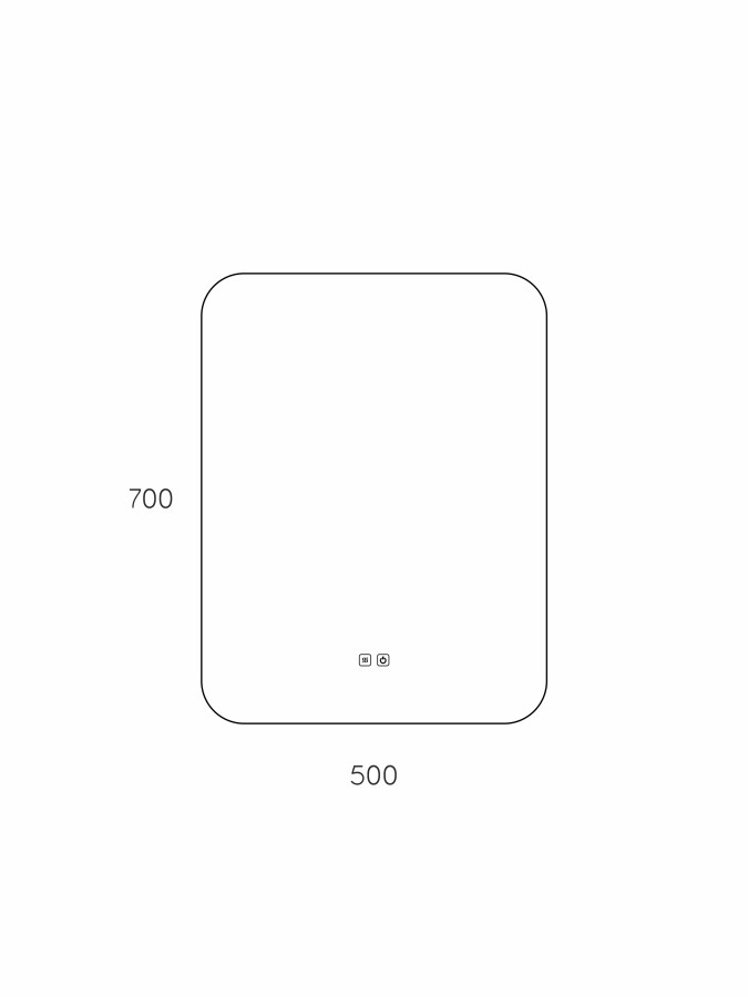 Зеркало Taliente Zled TA-Zled-B5070a 50х70 LED