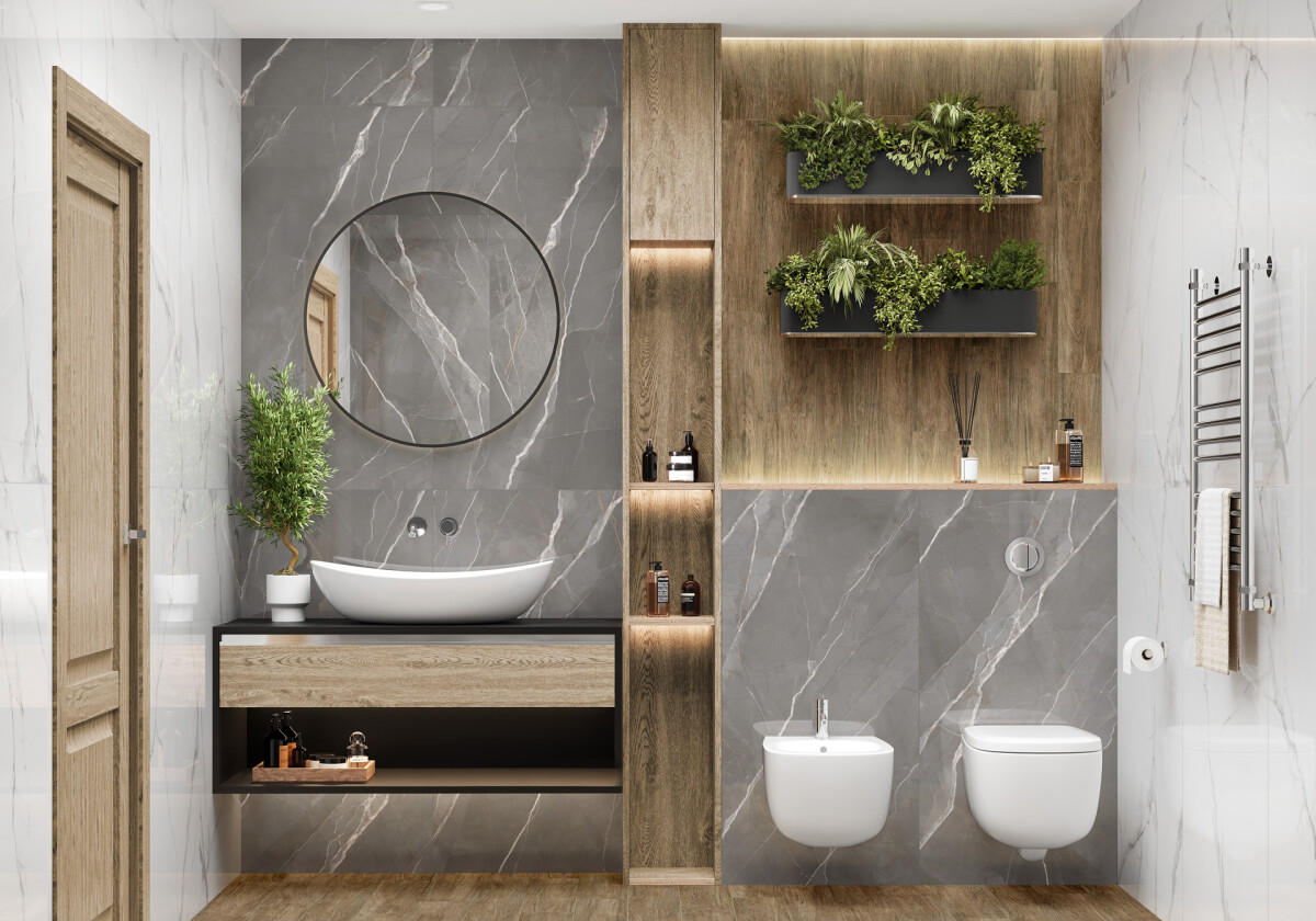 New Trend Эссеншл каштановый / Essential Marron Керамогранит 600 x 1200 x 7 60120ESE21P