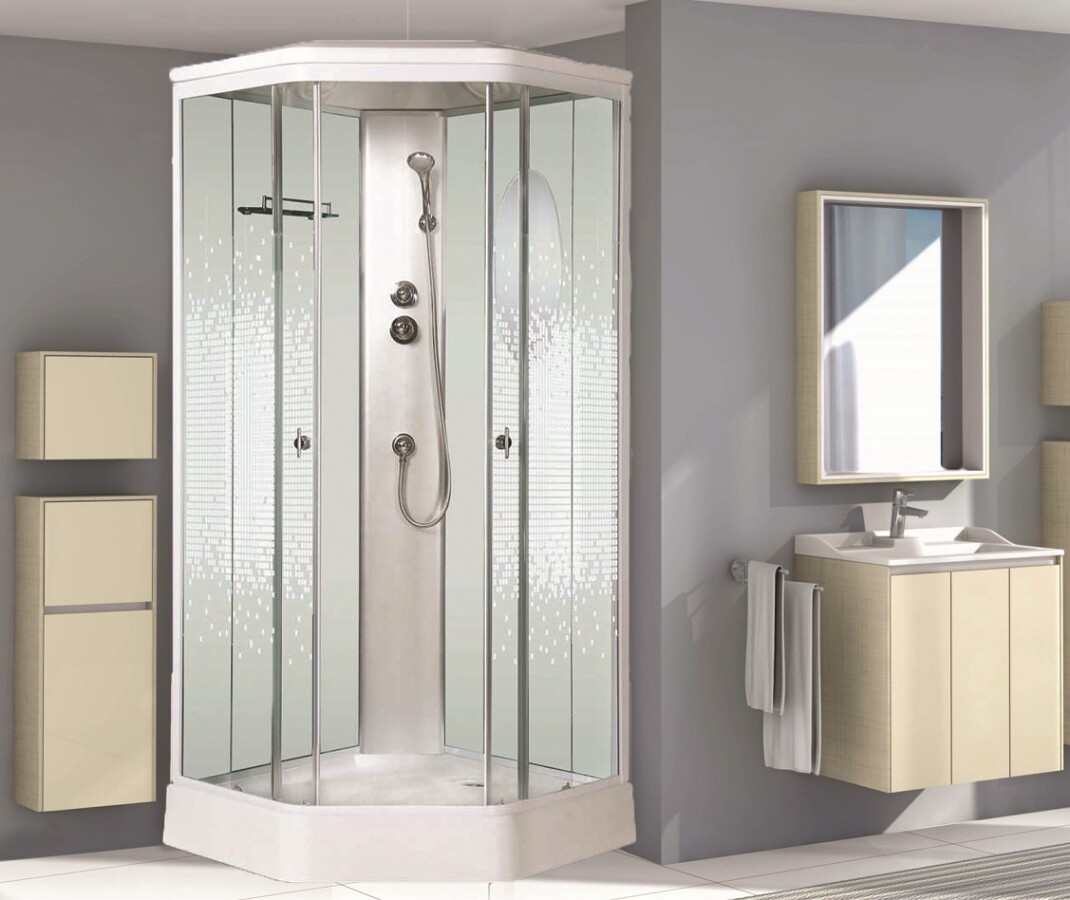 Niagara NG 2306-01 Душевая кабина 90x90 мозаика 23060154