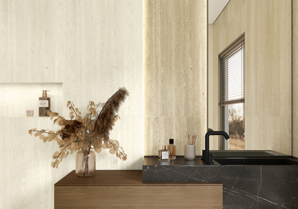 Artkera Group LCM Травертин Ворлд белый / Travertine World White Керамогранит 600 x 1200 x 7 60120TVW00M