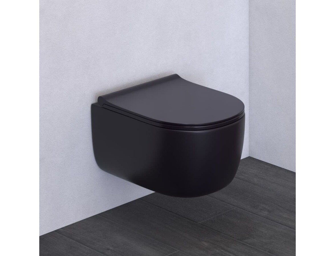 Berges Wasserhaus Ego Black Rimless 082125 унитаз подвесной