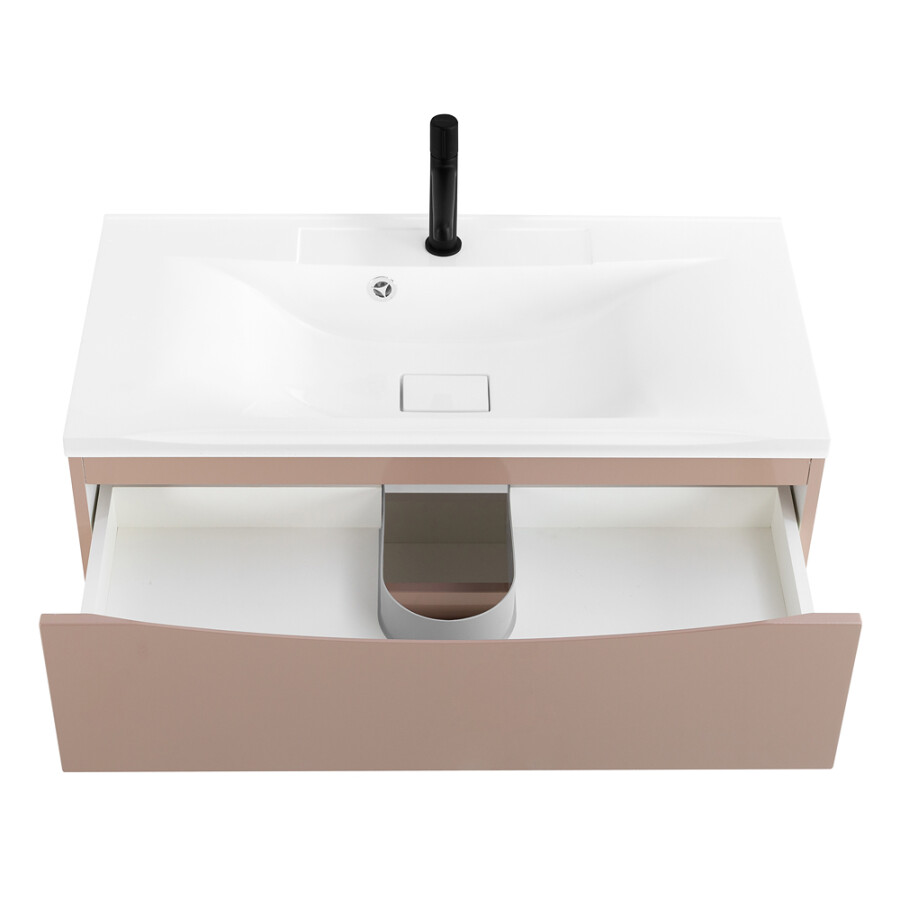 BelBagno Marino 90 см тумба под раковину MARINO-900-2C-SO-CL-P Cappuccino Lucido подвесная