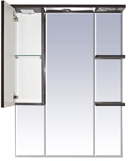 Зеркало-шкаф Misty Александра 75 R/L 74,2*101,4 П-Але04075--052СвП