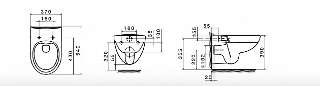 Geberit комплект Duofix инсталляция для унитаза 111.300.00.5 + подвесной унитаз 34639300Y