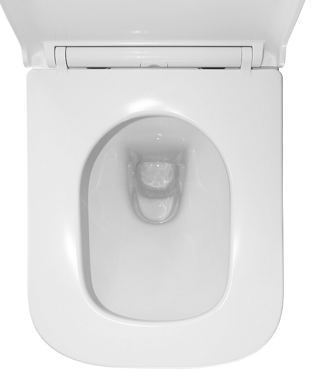 Унитаз-компакт Azario VARO 365х615х805 напольный, безободковый,с быстросъемным сиденьем Микролифт, полипропилен AZ-2171