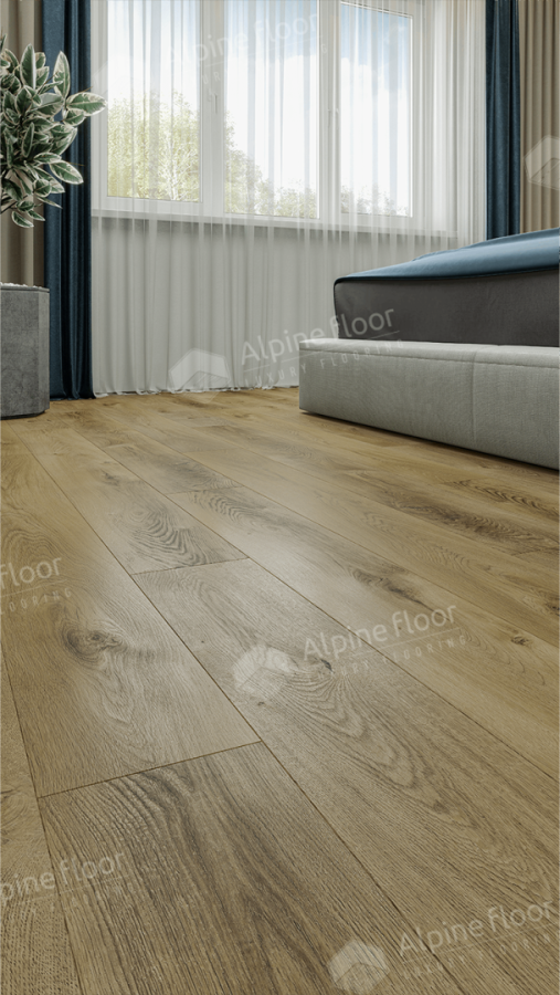 Alpine Floor Liberty Loose Lay Кварцвиниловая плитка LVT Дуб Натуральный Отбеленный ЕСО 23-3 1227 х 187 x 5 mm