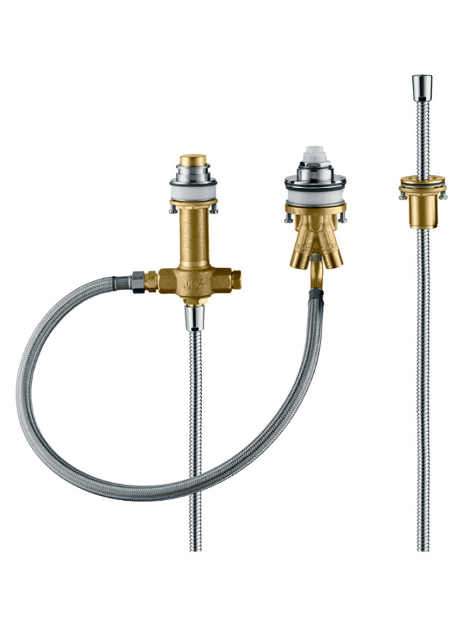 Hansgrohe 71313000S Set HG Logis смеситель для ванны на 3 отверстия (71313000+13439180)