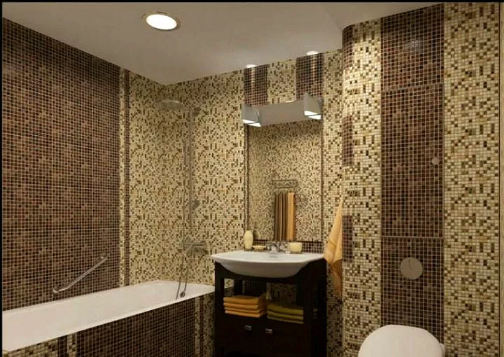 NS Mosaic Golden мозаика стеклянная (на сетке) 32,7х32,7 см MIX22