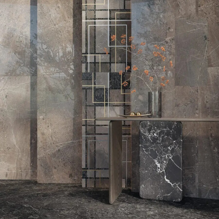Керамическая плитка Декор Kerama Marazzi Прованс Марсель наборный Белый глянцевый обрезной 31,5x34,2x0,9 KMD2HID019BR