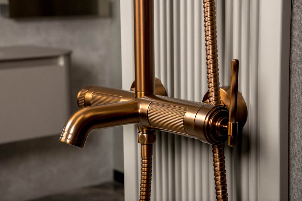 Душевая система Boheme Eterna Brushed Bronze 178-BRB