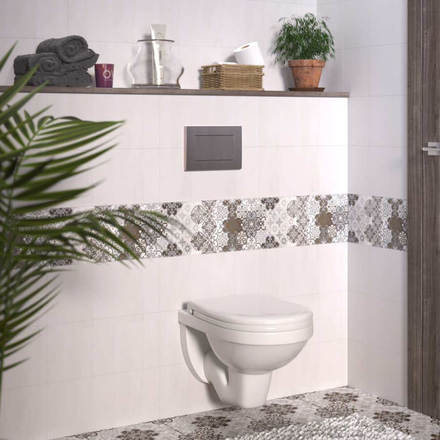 Berges Atom 410 инсталляция с кнопкой матовый хром 040346