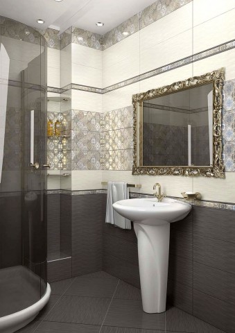 Уралкерамика Анатоли 6х60см бордюр настенный 