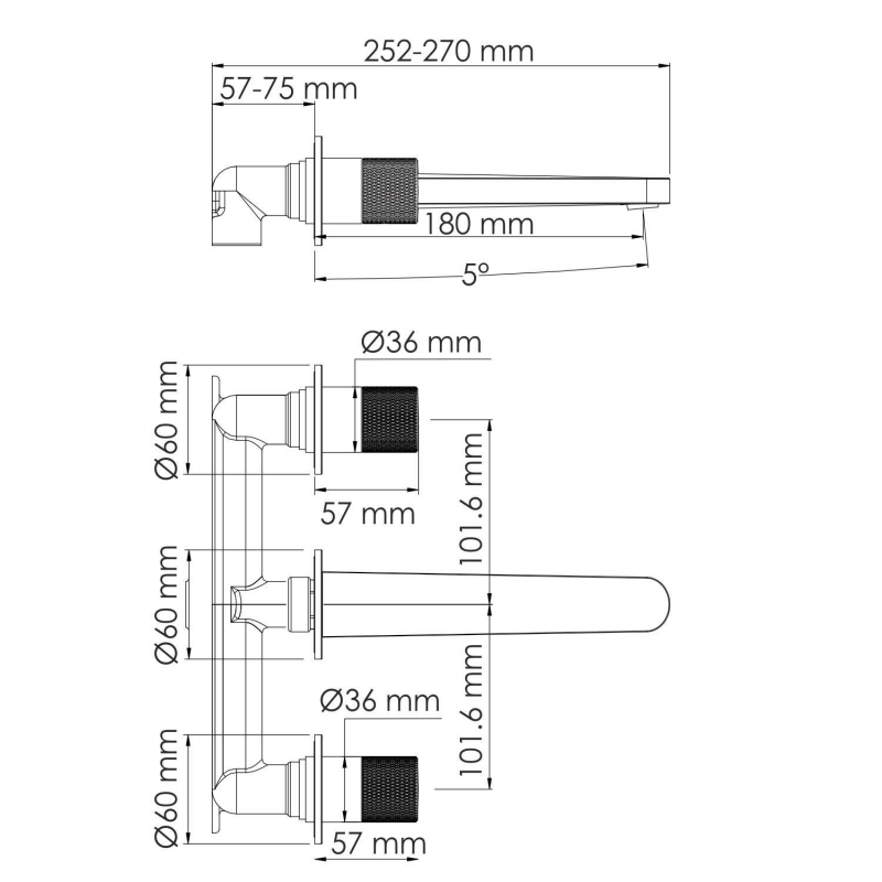WasserKraft Ems 7600 смеситель для раковины 7645