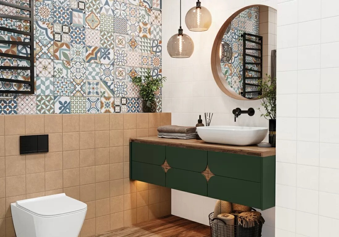 New Trend Дизайн Арт Айвори / Design Art Ivory Керамическая плитка настенная 300 x 600 x 9 WT36DST01
