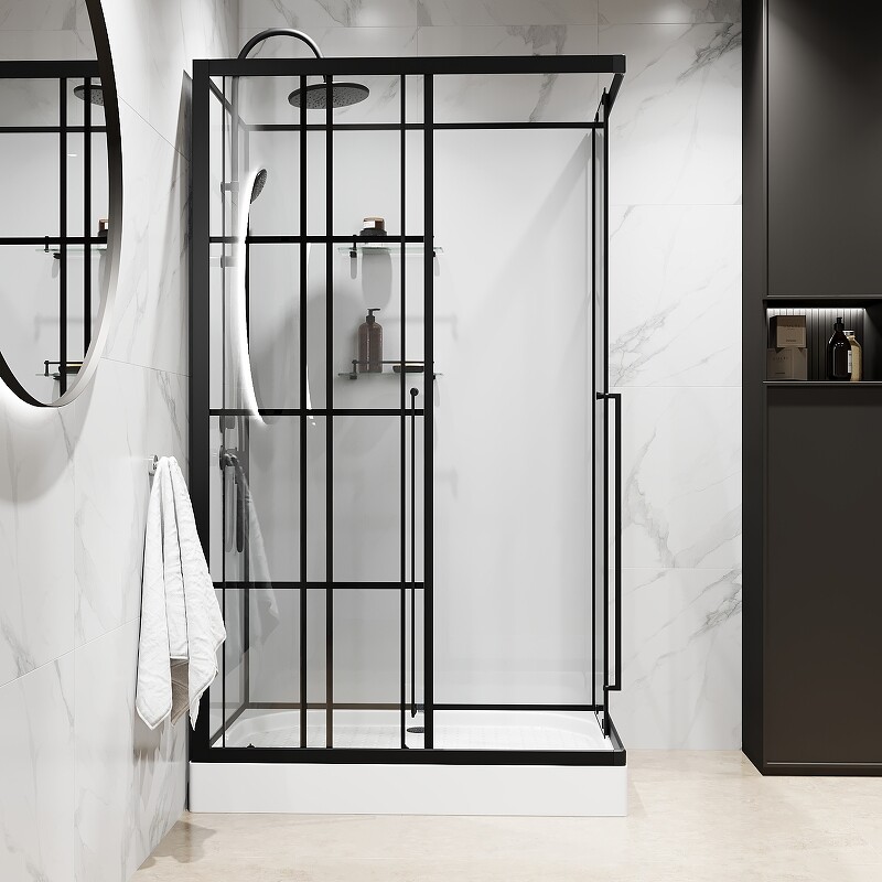 Niagara Standart Душевая кабина 120x80 Левая Тропический душ ST120/80/15QL/KL/BKT