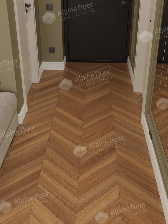 Ламинат Alpine Floor Chevron Art LF109-08, 550*112*12mm