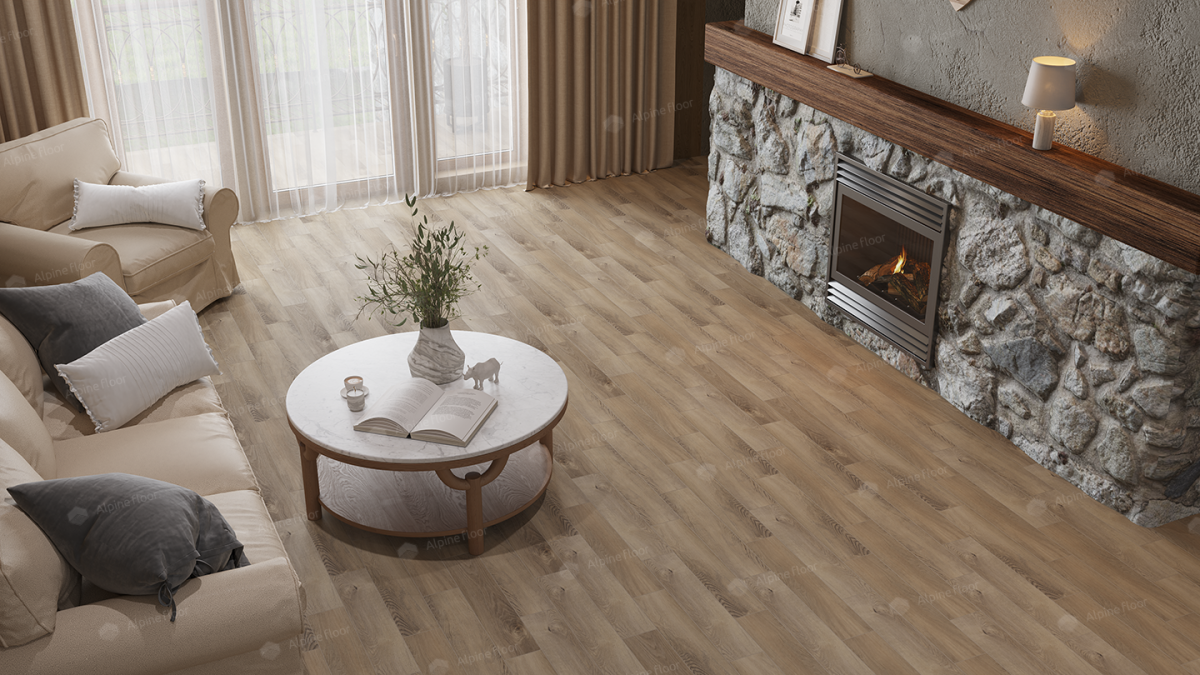 Alpine Floor Parquet Light SPC ламинат Дуб Синистра ECO 13-17AB 600 х 125 х 4мм